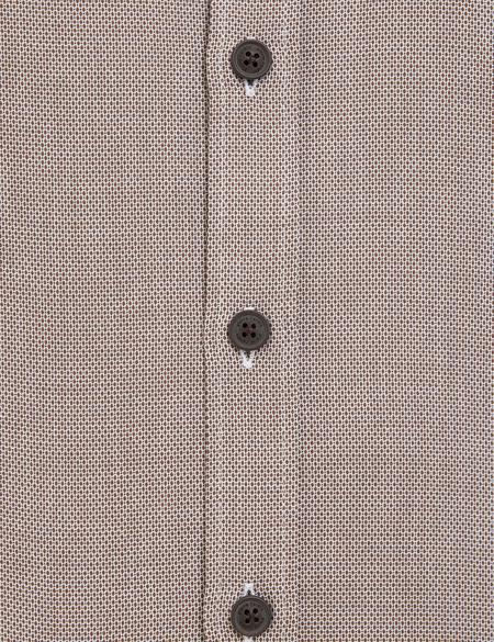 Kahverengi Slim Fit Gömlek - 50209595012
