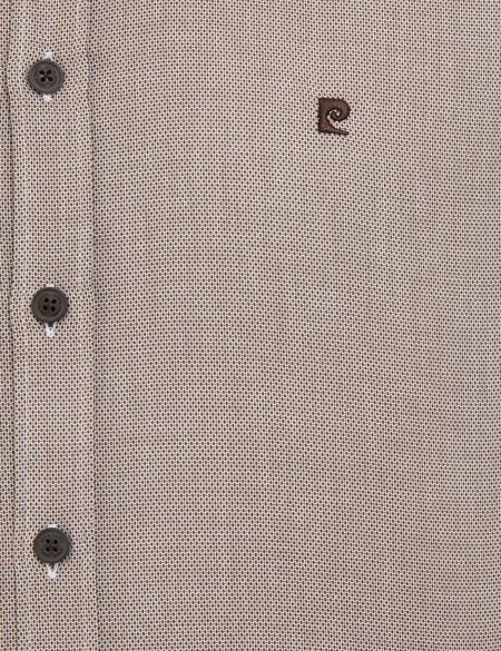 Kahverengi Slim Fit Gömlek - 50209595012