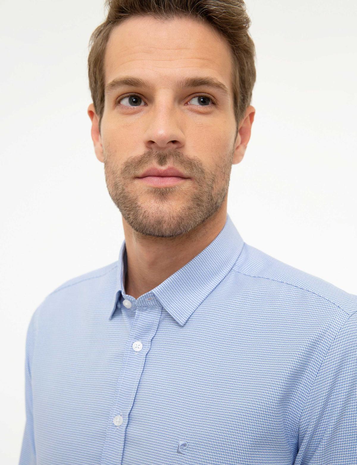 Açık Mavi Slim Fit Gömlek - 50209624001