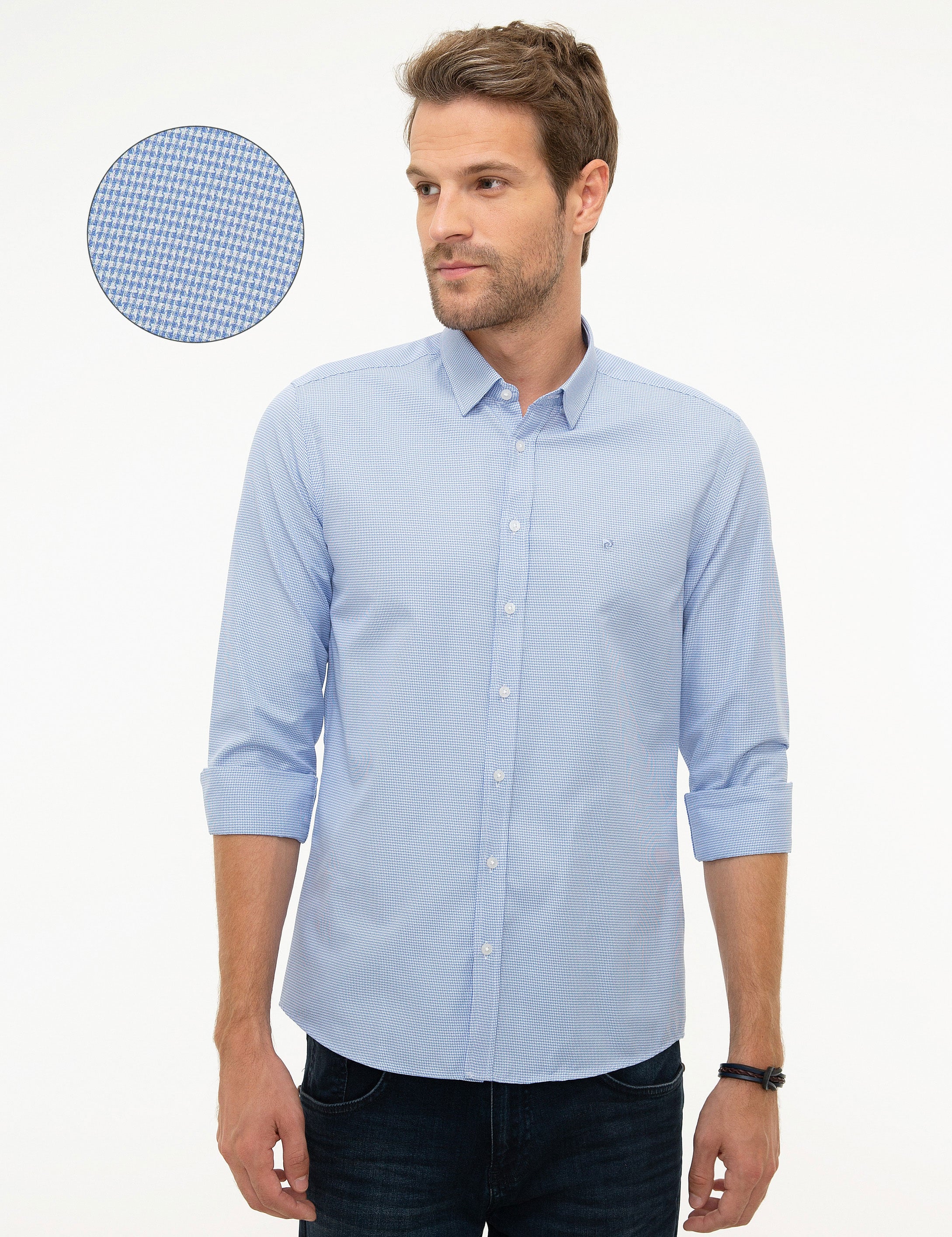 Açık Mavi Slim Fit Gömlek