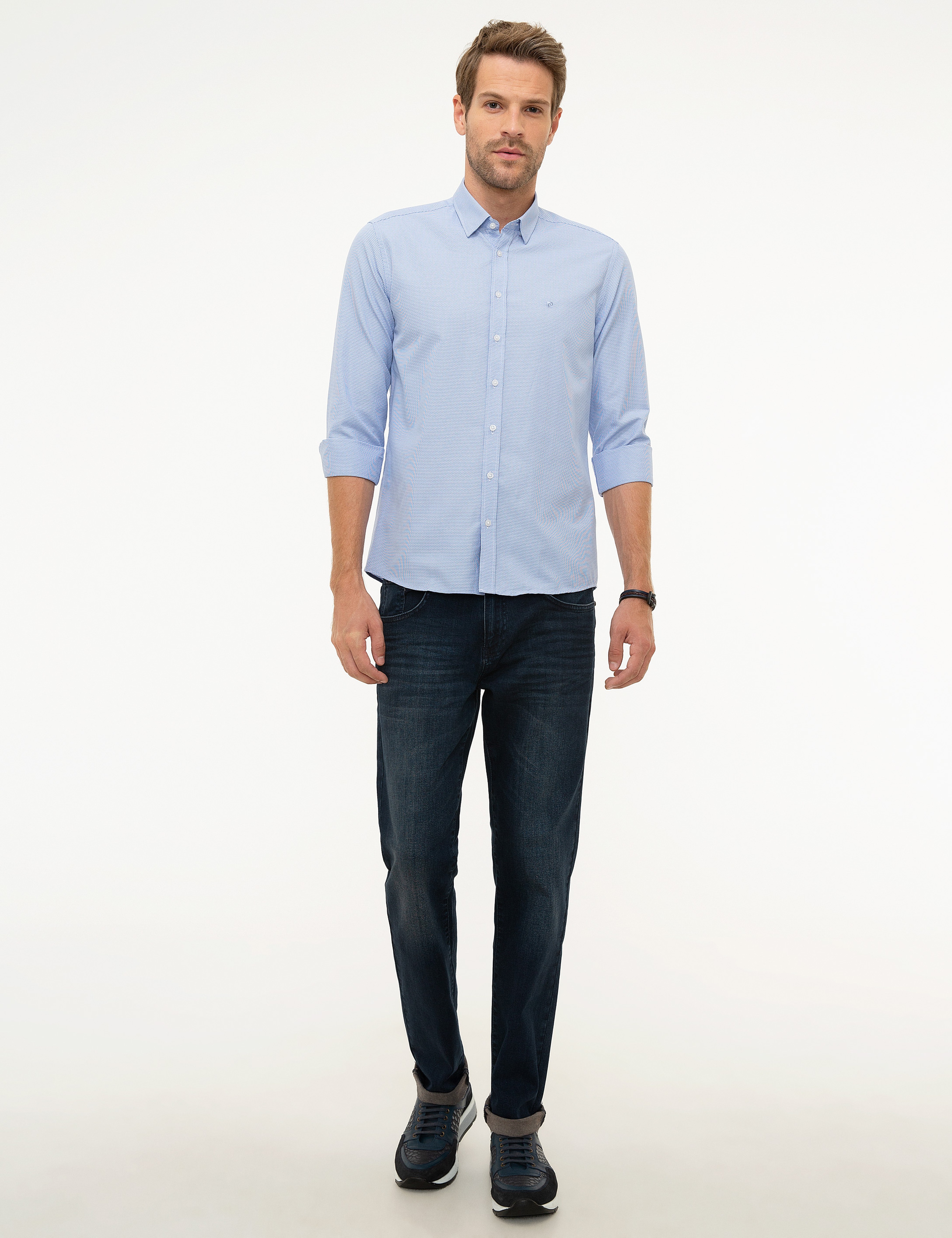 Açık Mavi Slim Fit Gömlek