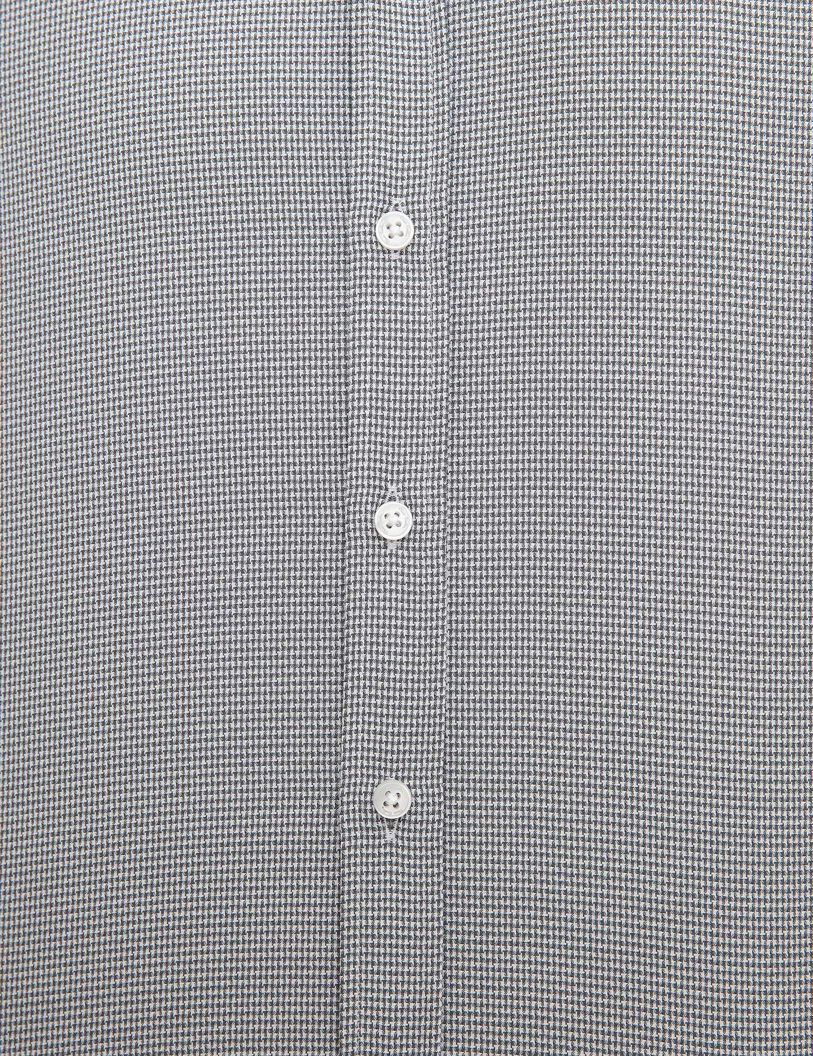 Gri Slim Fit Gömlek