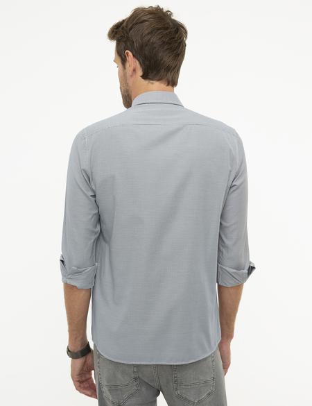 Gri Slim Fit Gömlek - 50209624010