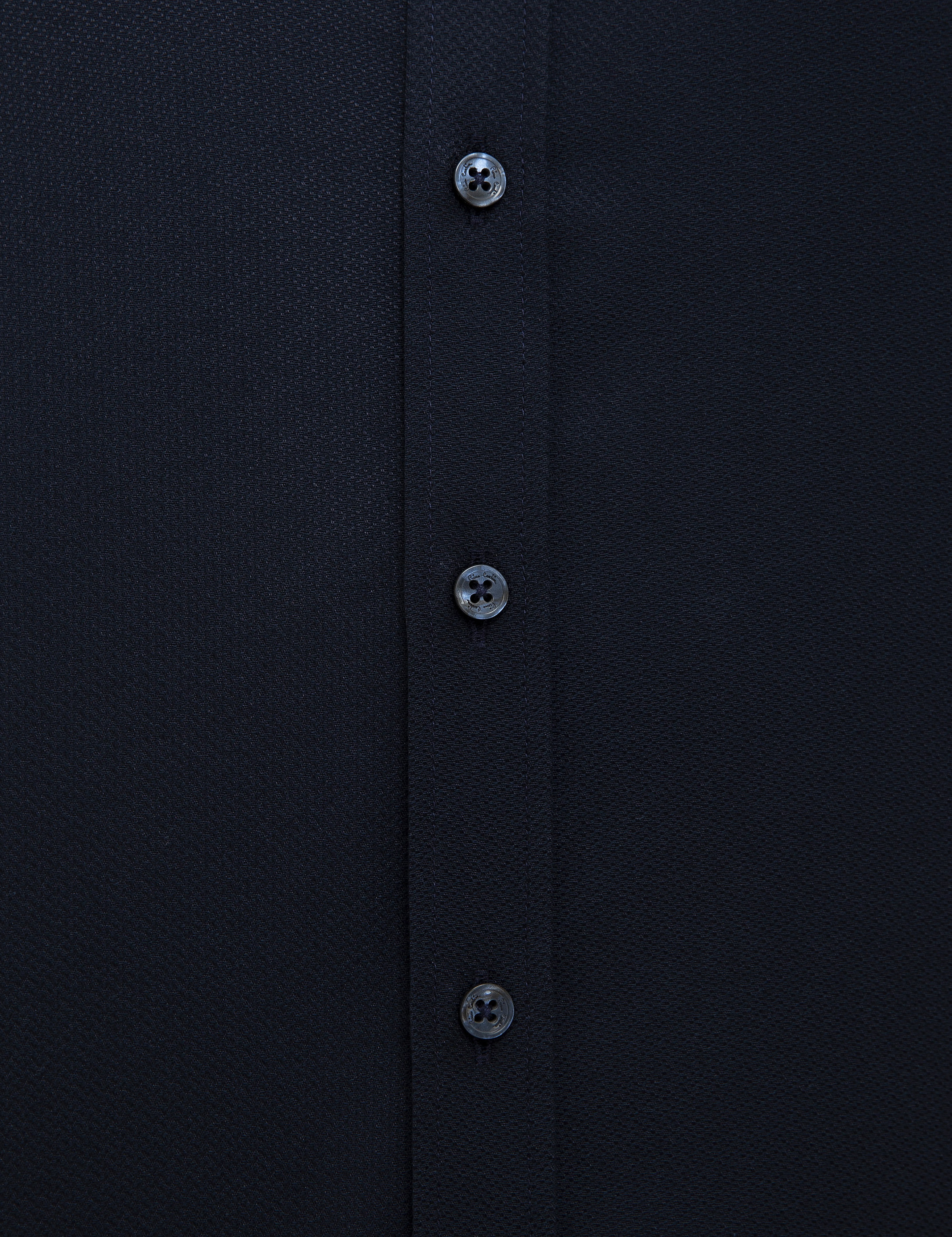 Lacivert Slim Fit Armürlü Gömlek - Image 6