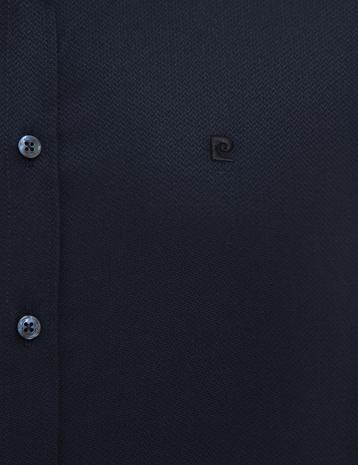 Lacivert Slim Fit Armürlü Gömlek - 50209658023