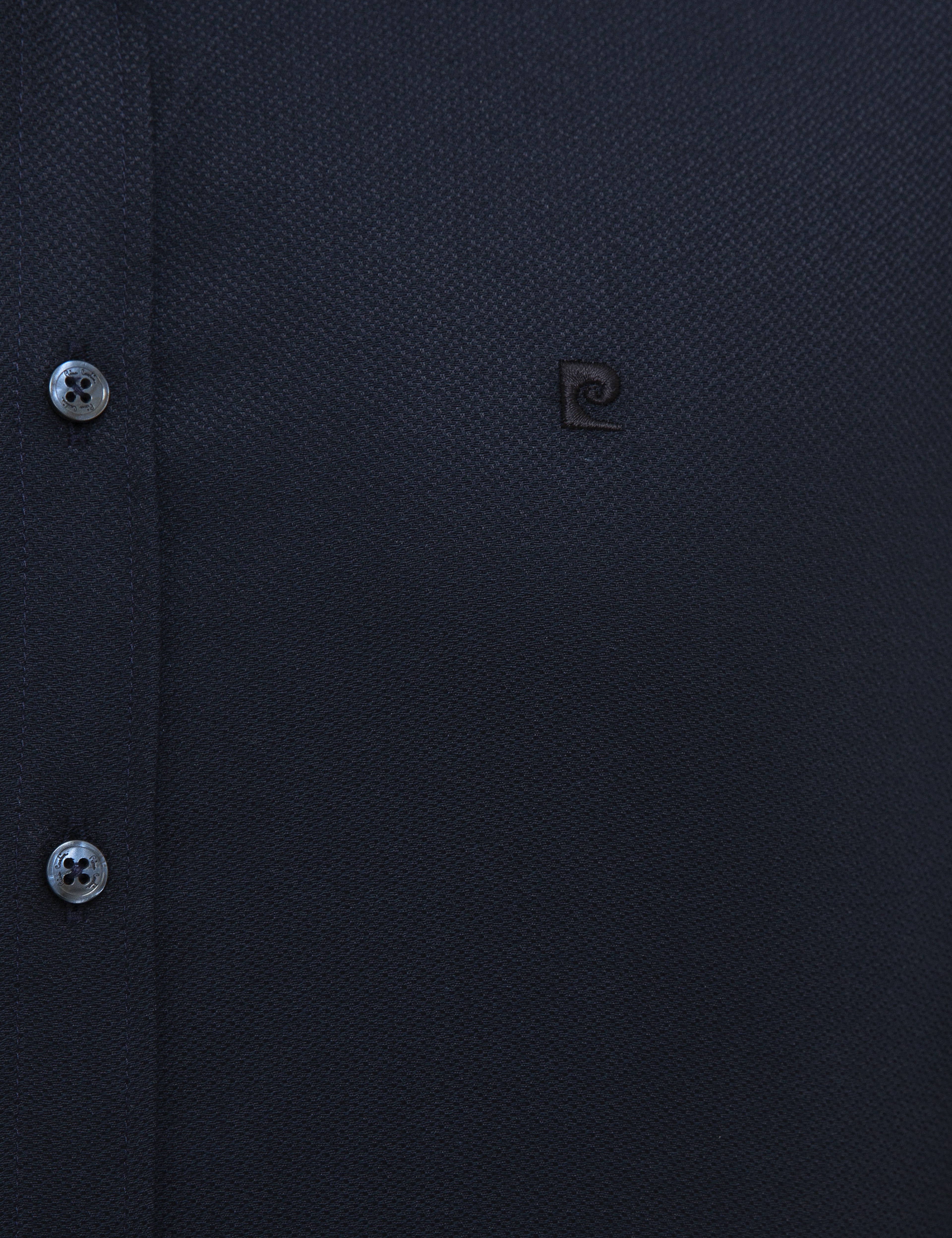 Lacivert Slim Fit Armürlü Gömlek - Image 5