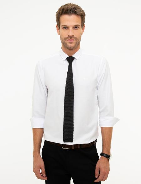 Beyaz Slim Fit Uzun Kollu Gömlek - 50209660007
