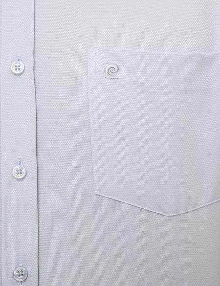 Gri Regular Fit Armürlü Gömlek - 50209663019