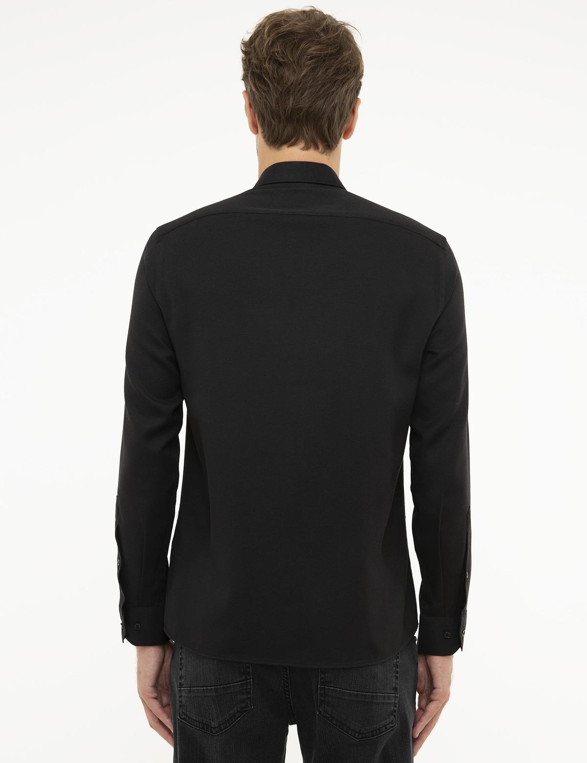 Siyah Slim Fit Gömlek - 50209664016
