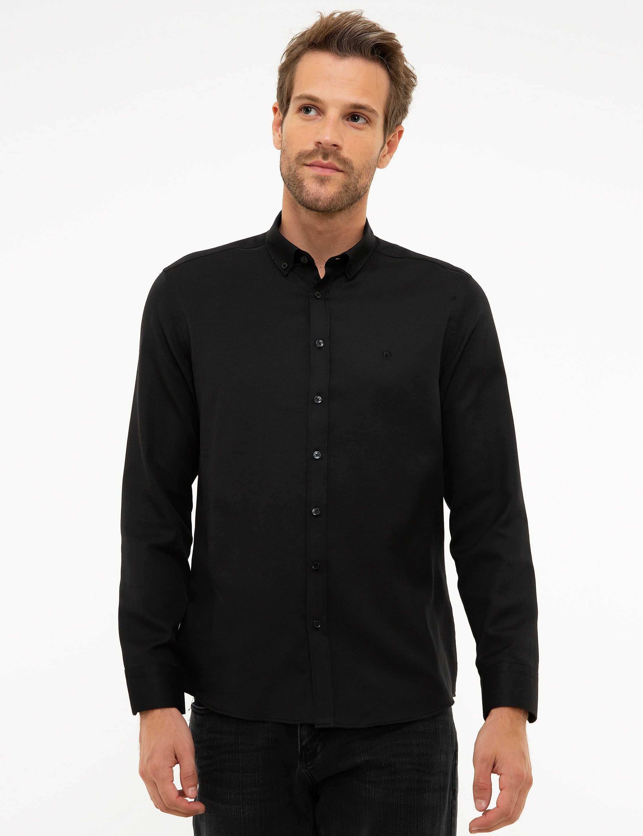 Siyah Slim Fit Gömlek