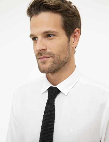 Beyaz Slim Fit Uzun Kollu Gömlek - 50209667006