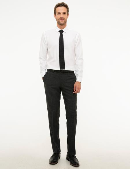 Beyaz Slim Fit Uzun Kollu Gömlek - 50209667006