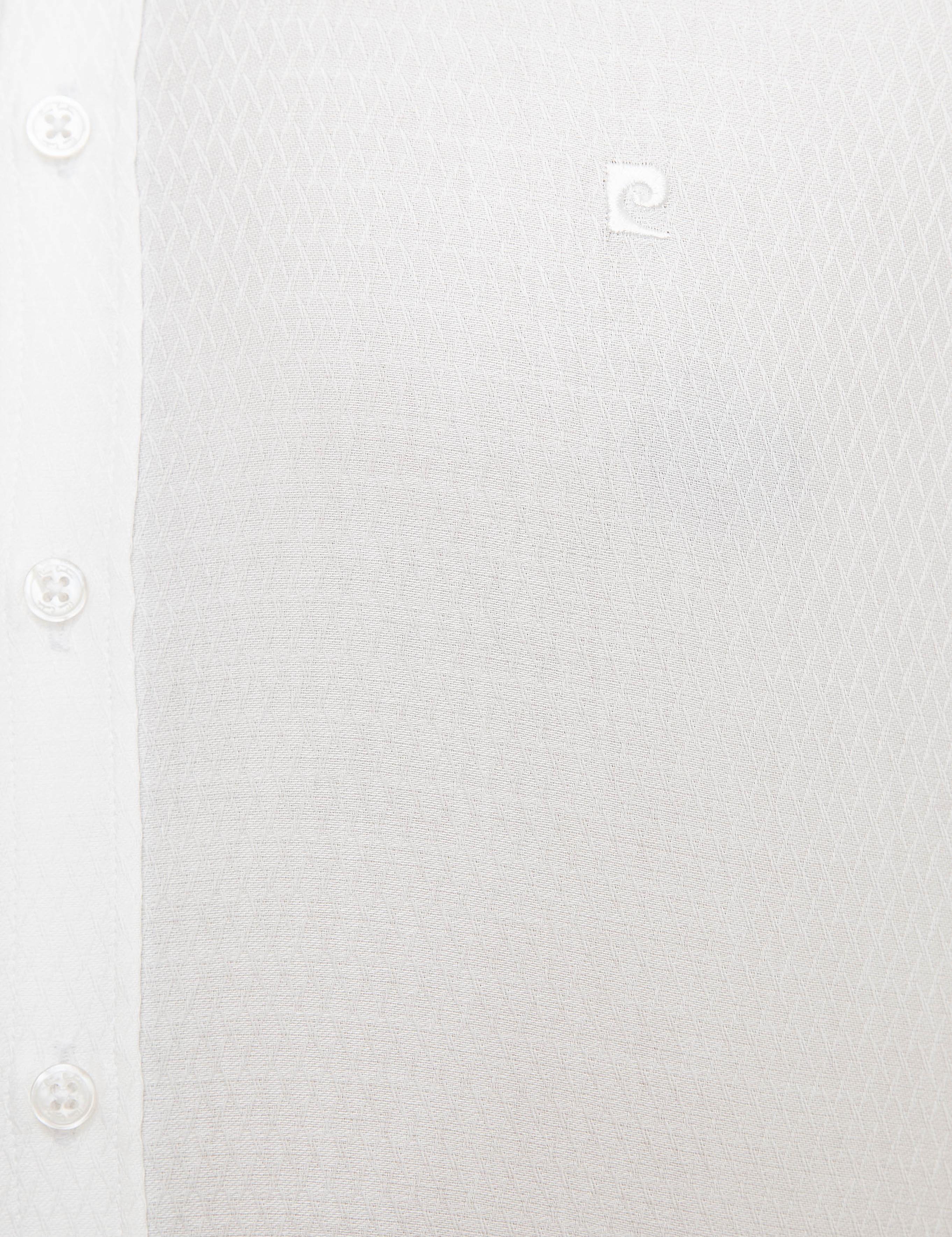 Beyaz Slim Fit Uzun Kollu Gömlek