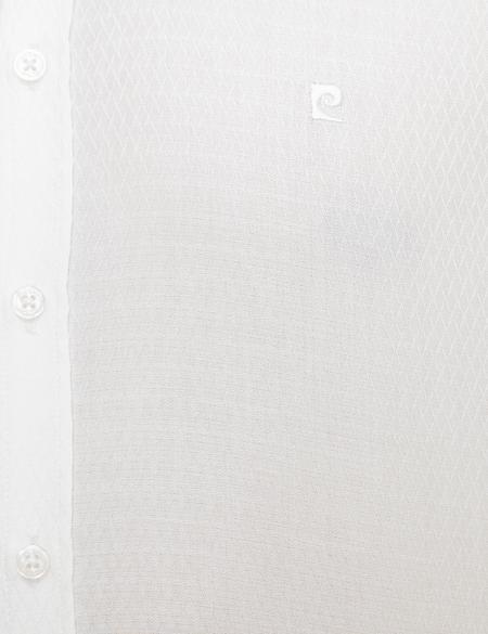 Beyaz Slim Fit Uzun Kollu Gömlek - 50209667006