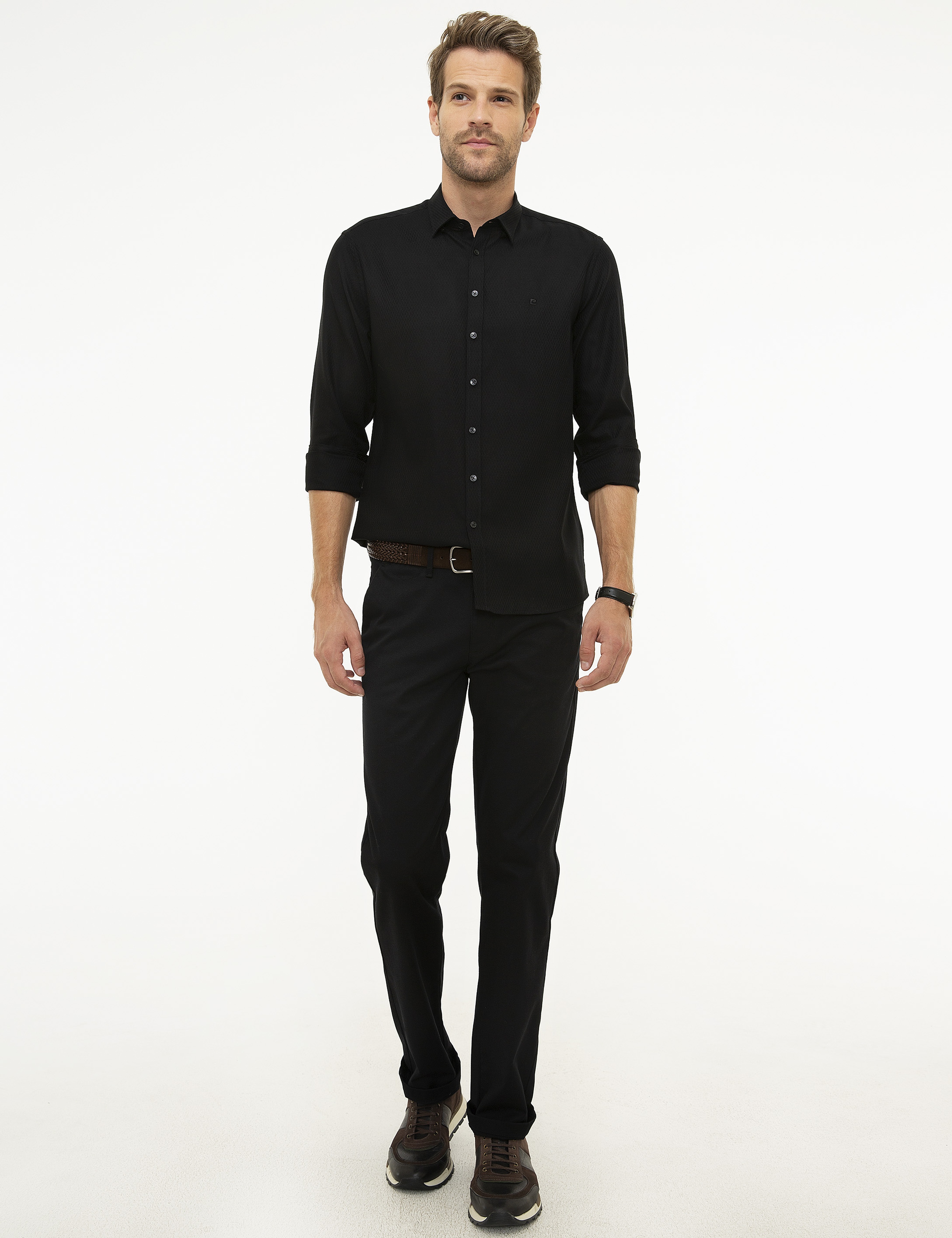 Siyah Slim Fit Gömlek