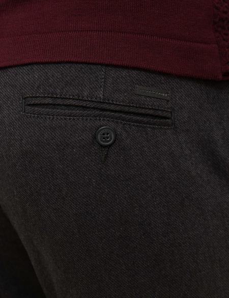 Antrasit Regular Fit Kanvas Pantolon - 50210372007