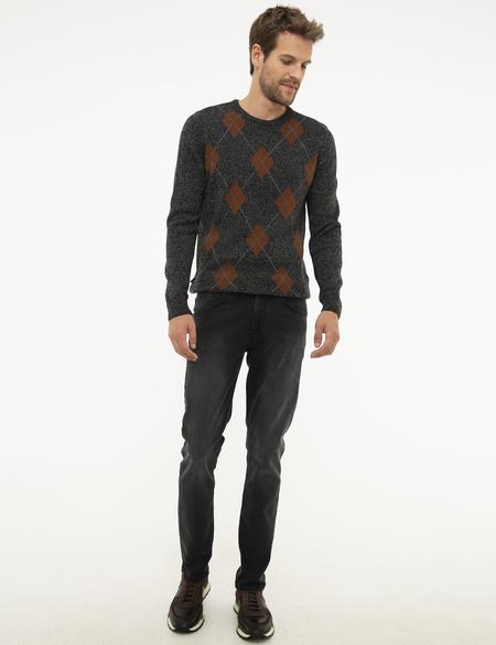 Antrasit Slim Fit Denim Pantolon - 50210475037