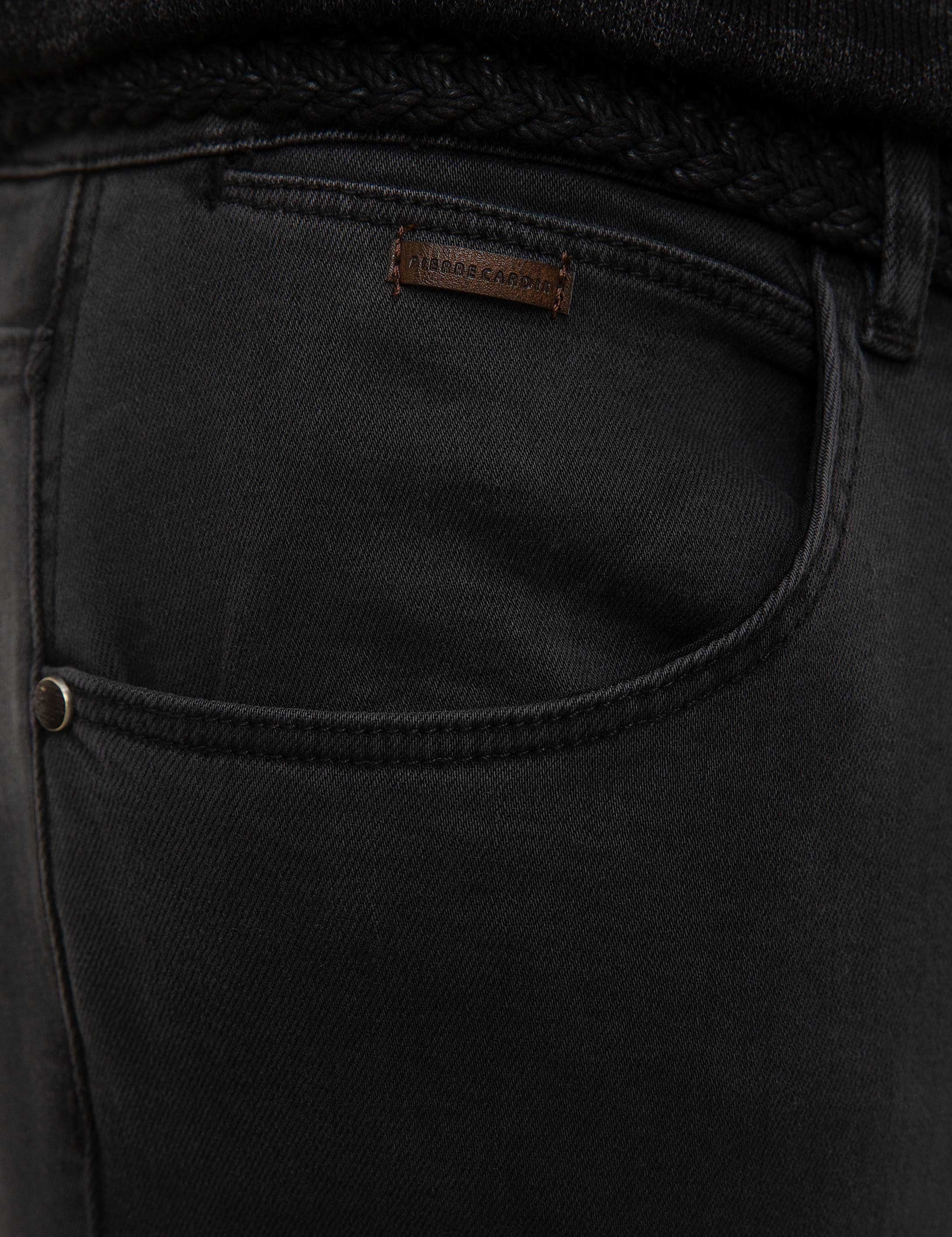 Antrasit Real Slim Fit Denim Pantolon