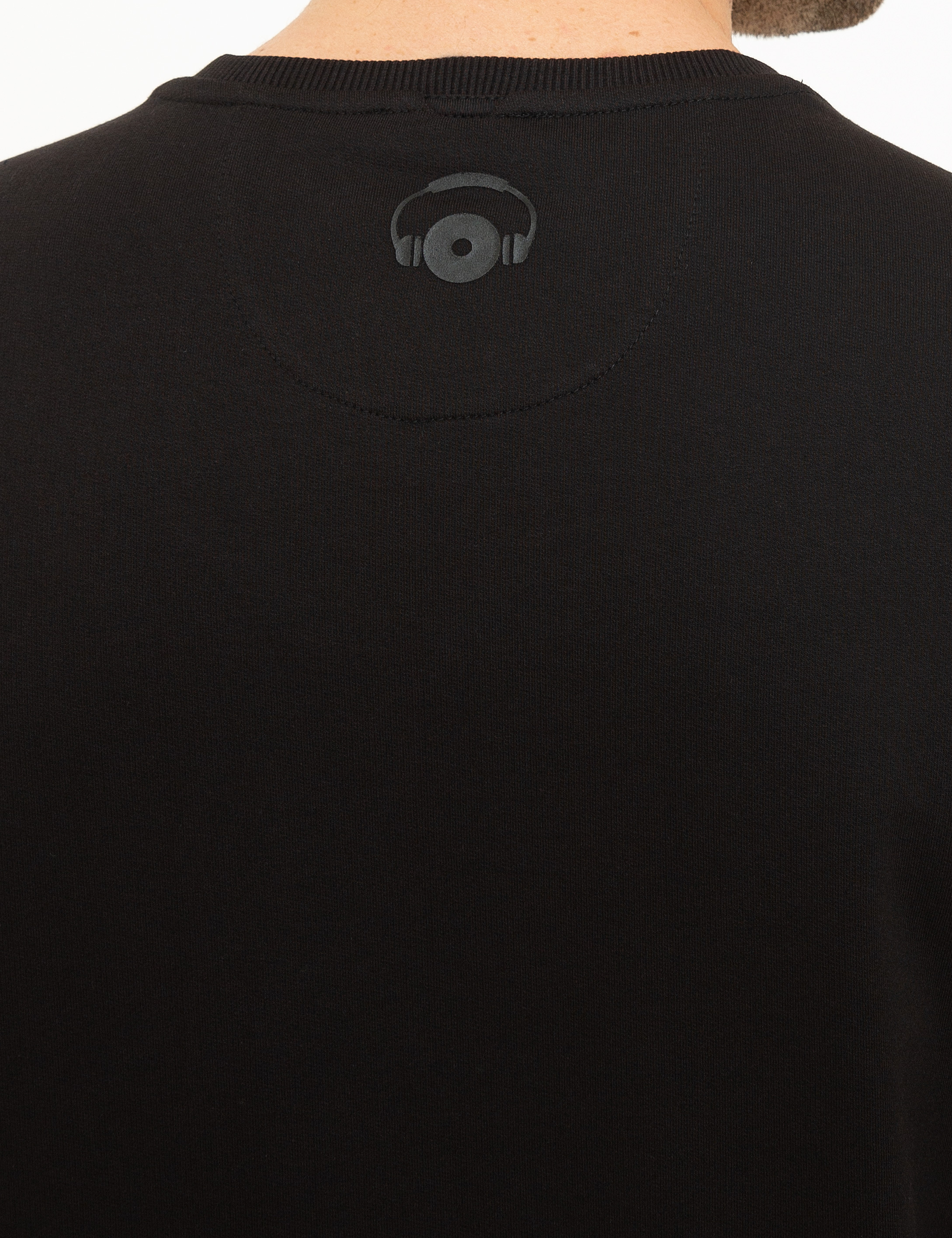 Siyah Slim Fit Sweatshirt