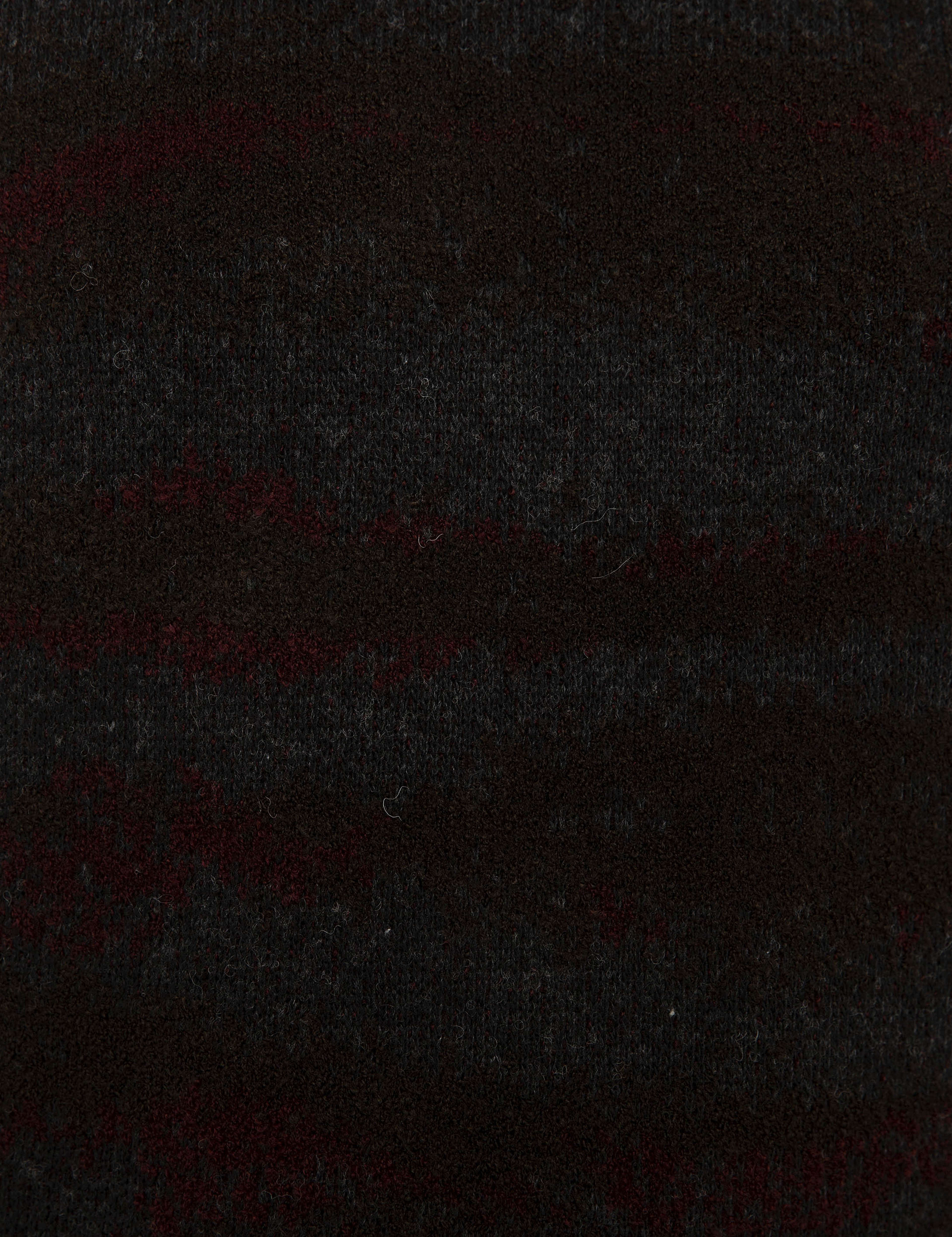 Bordo Slim Fit Bisiklet Yaka Triko Kazak - Image 6