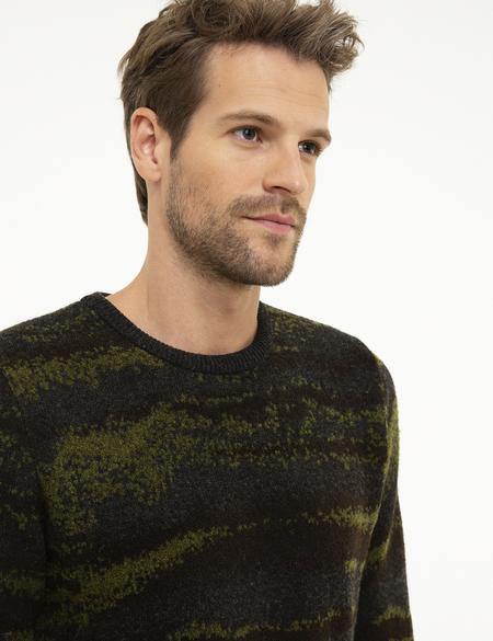 Haki Slim Fit Kazak - 50211593016