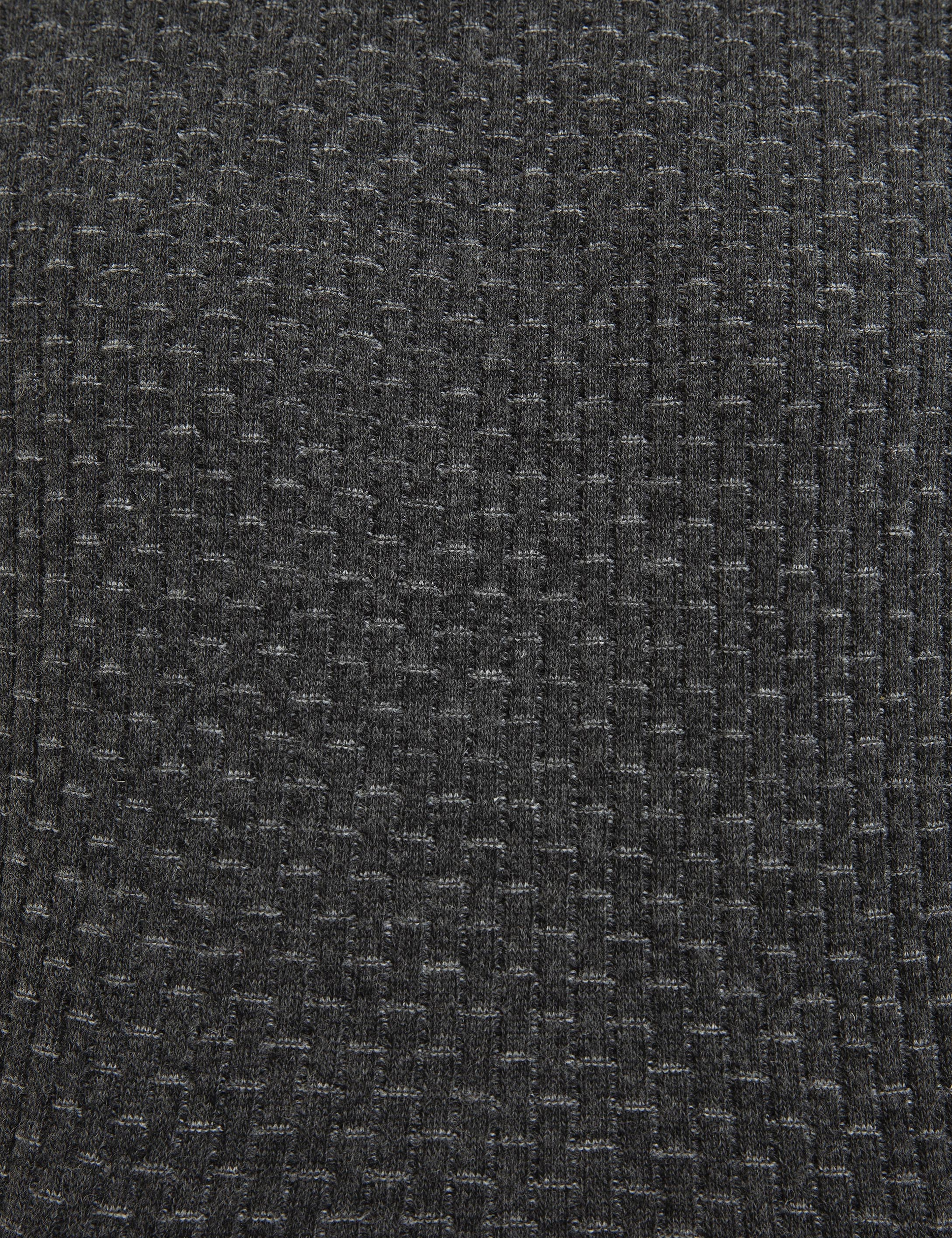Açık Gri Slim Fit Kazak - Image 6