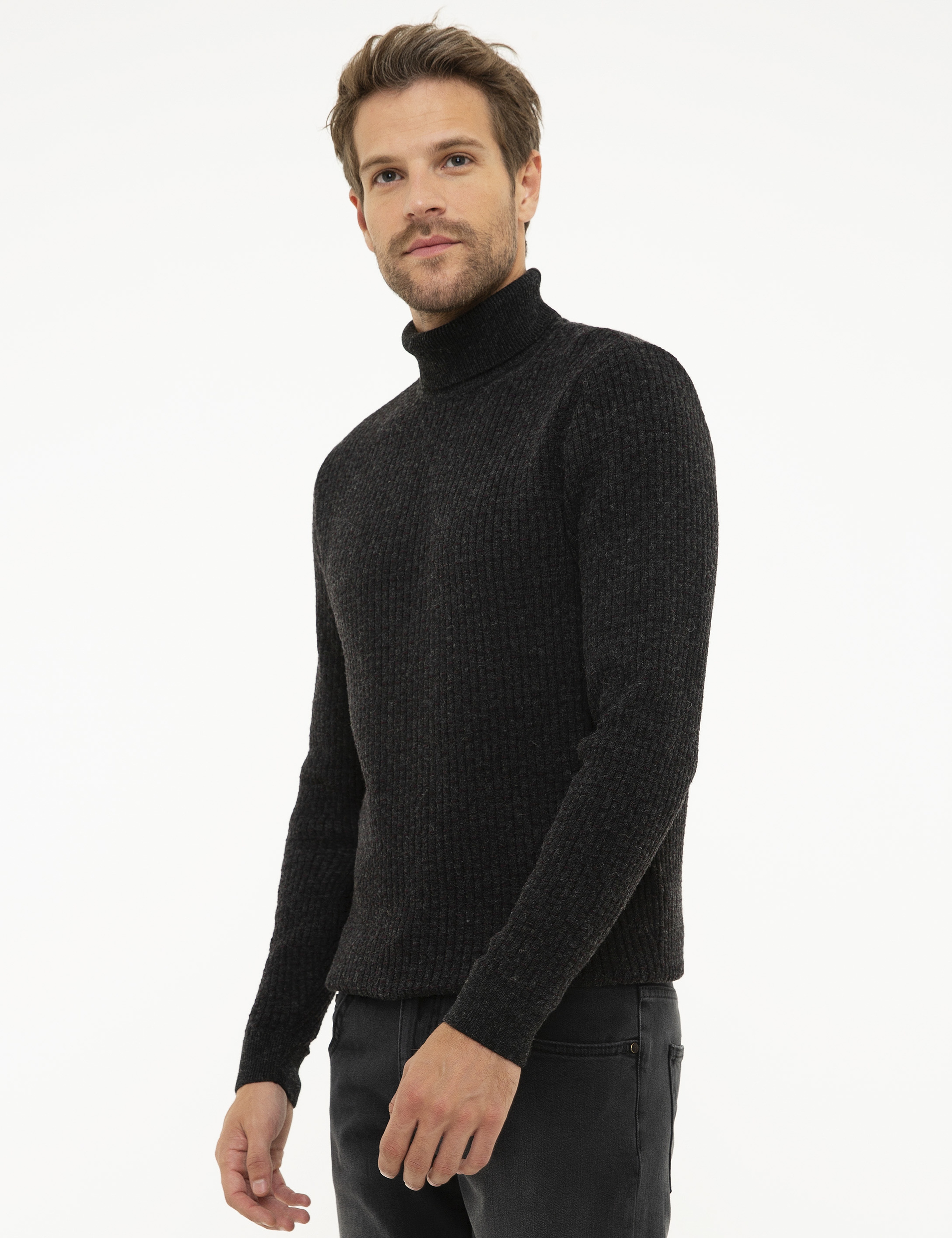 Füme Slim Fit Triko Kazak