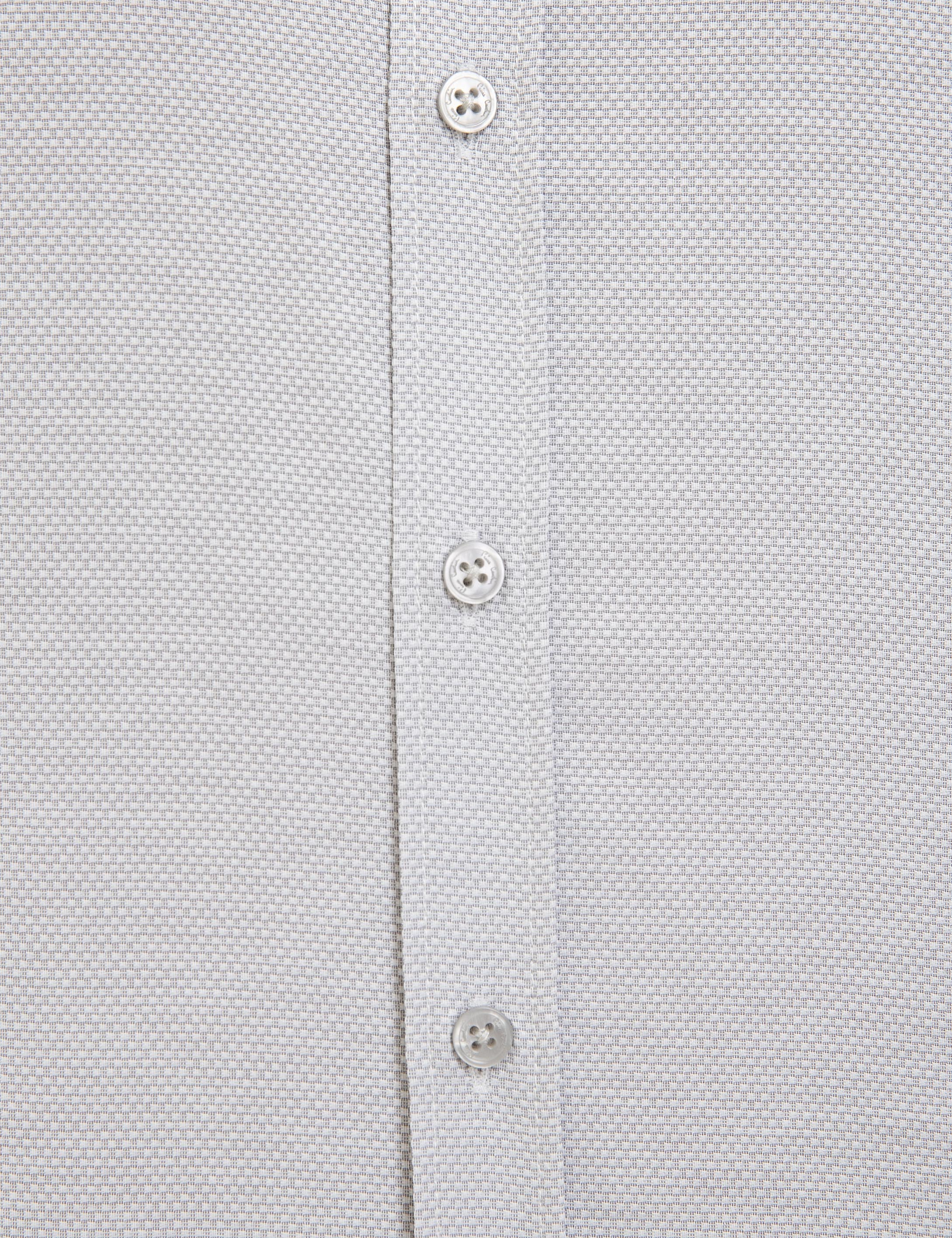 Gri Slim Fit Gömlek - Image 6