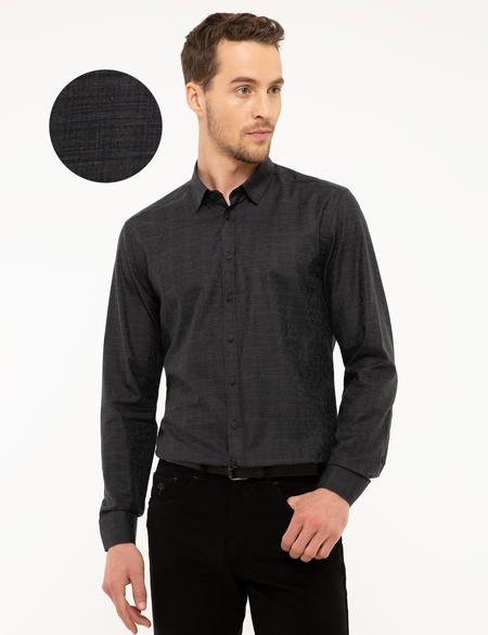 Siyah Slim Fit Gömlek - 50209247002