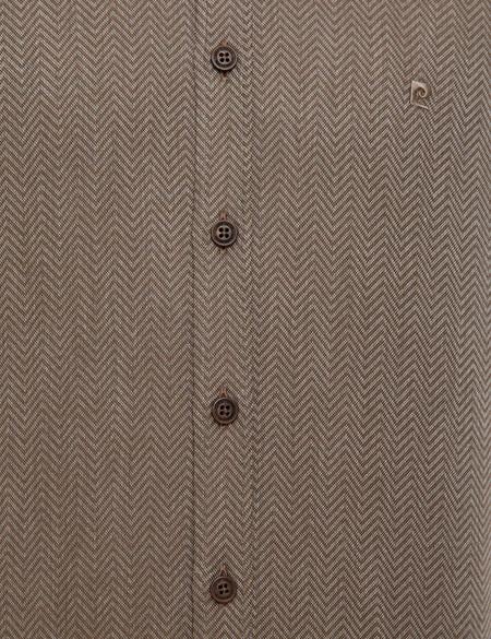 Kahverengi Slim Fit Gömlek - 50209273005