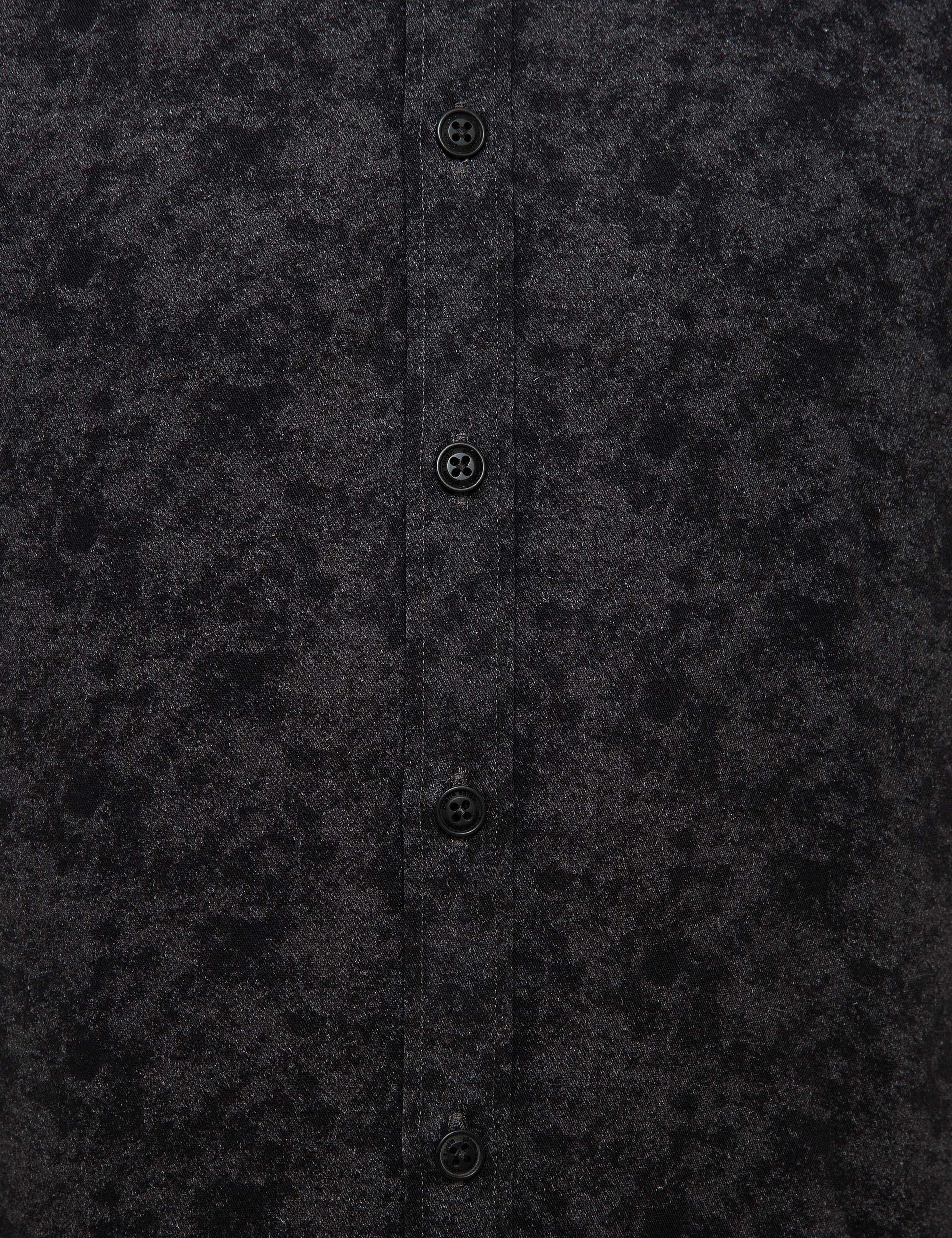 Siyah Slim Fit Gömlek - Image 5