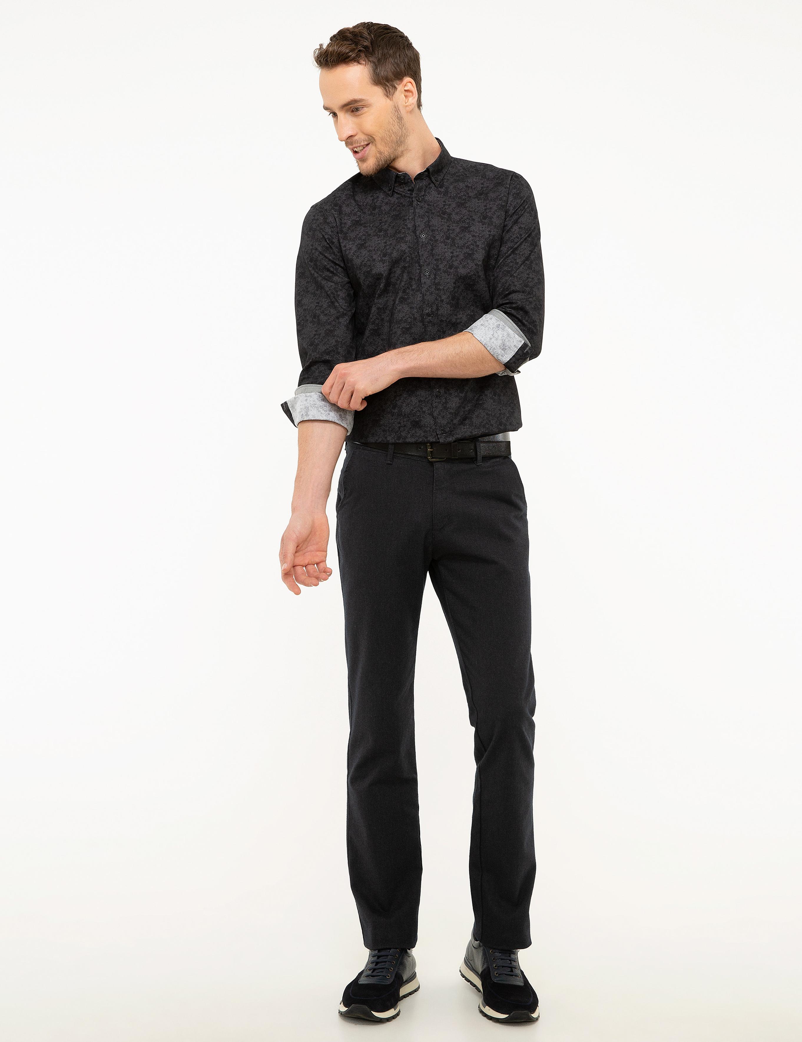 Siyah Slim Fit Gömlek
