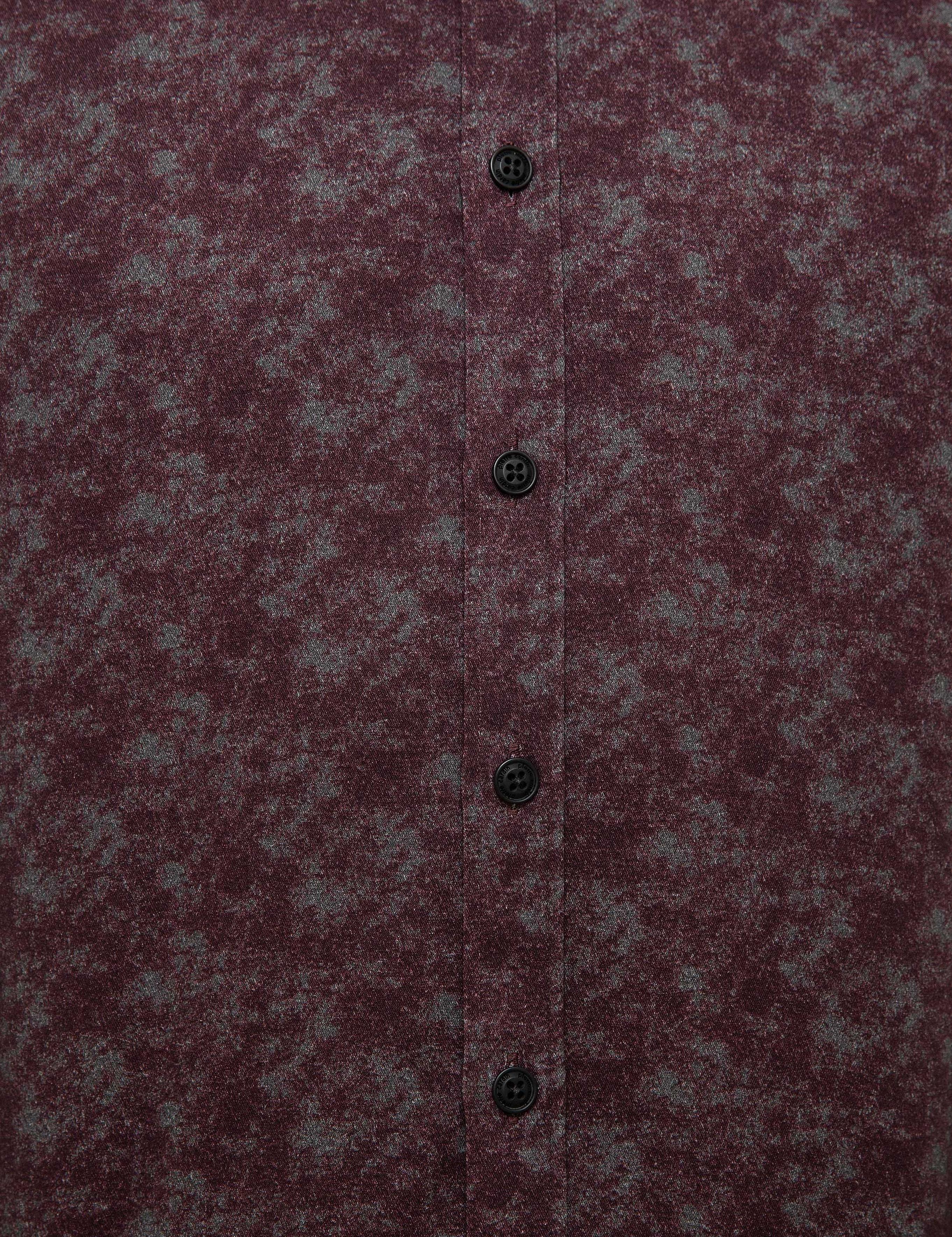 Bordo Slim Fit Gömlek