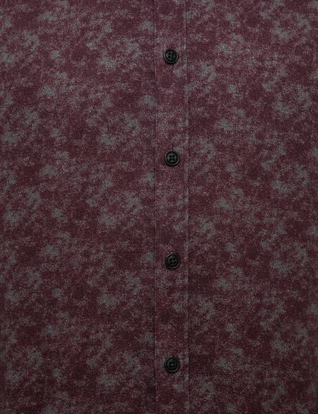 Bordo Slim Fit Gömlek - 50209298017