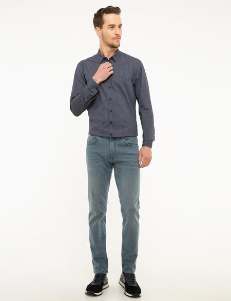 Antrasit Gri Slim Fit Gömlek - 50209602019