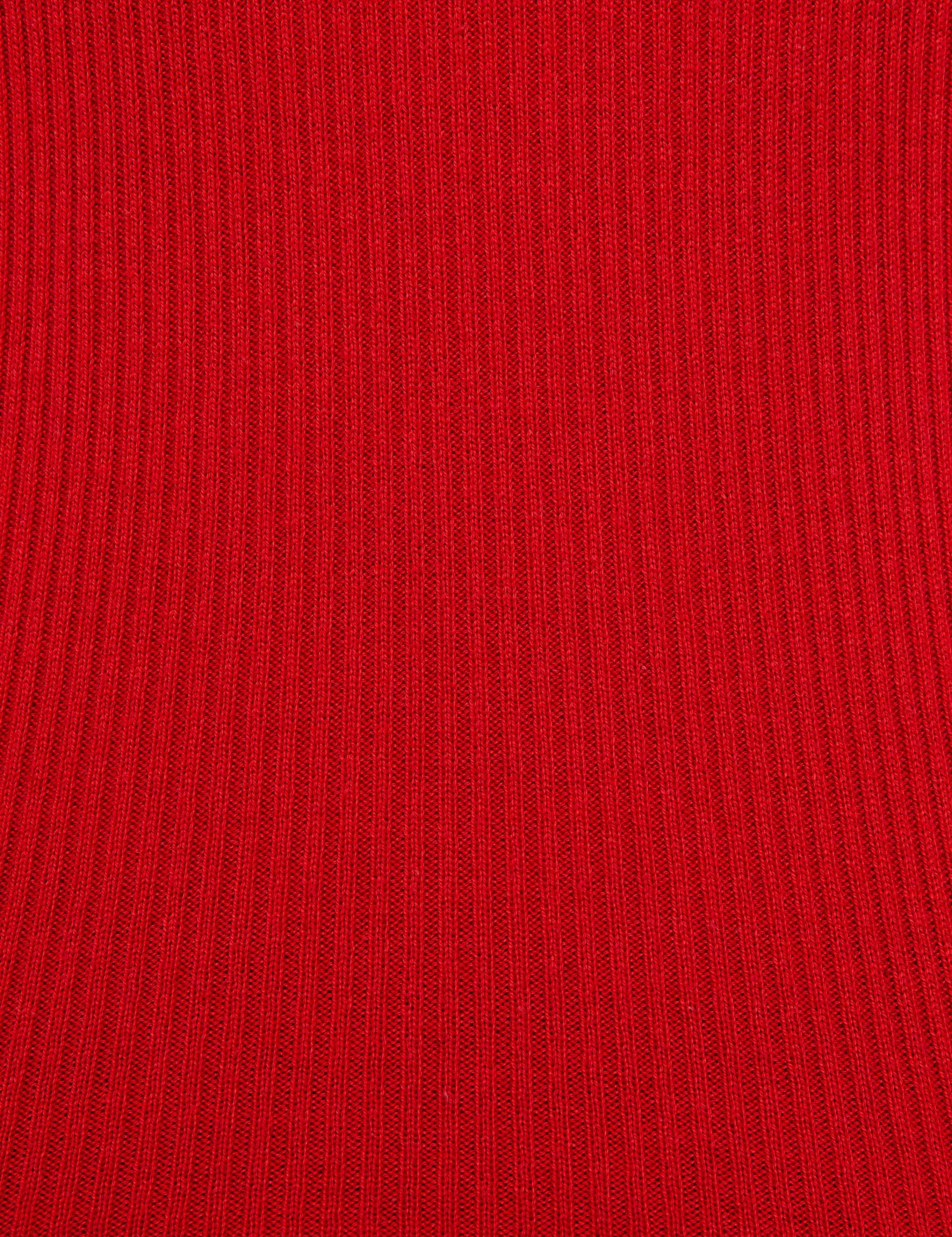 Kırmızı Slim Fit Kazak