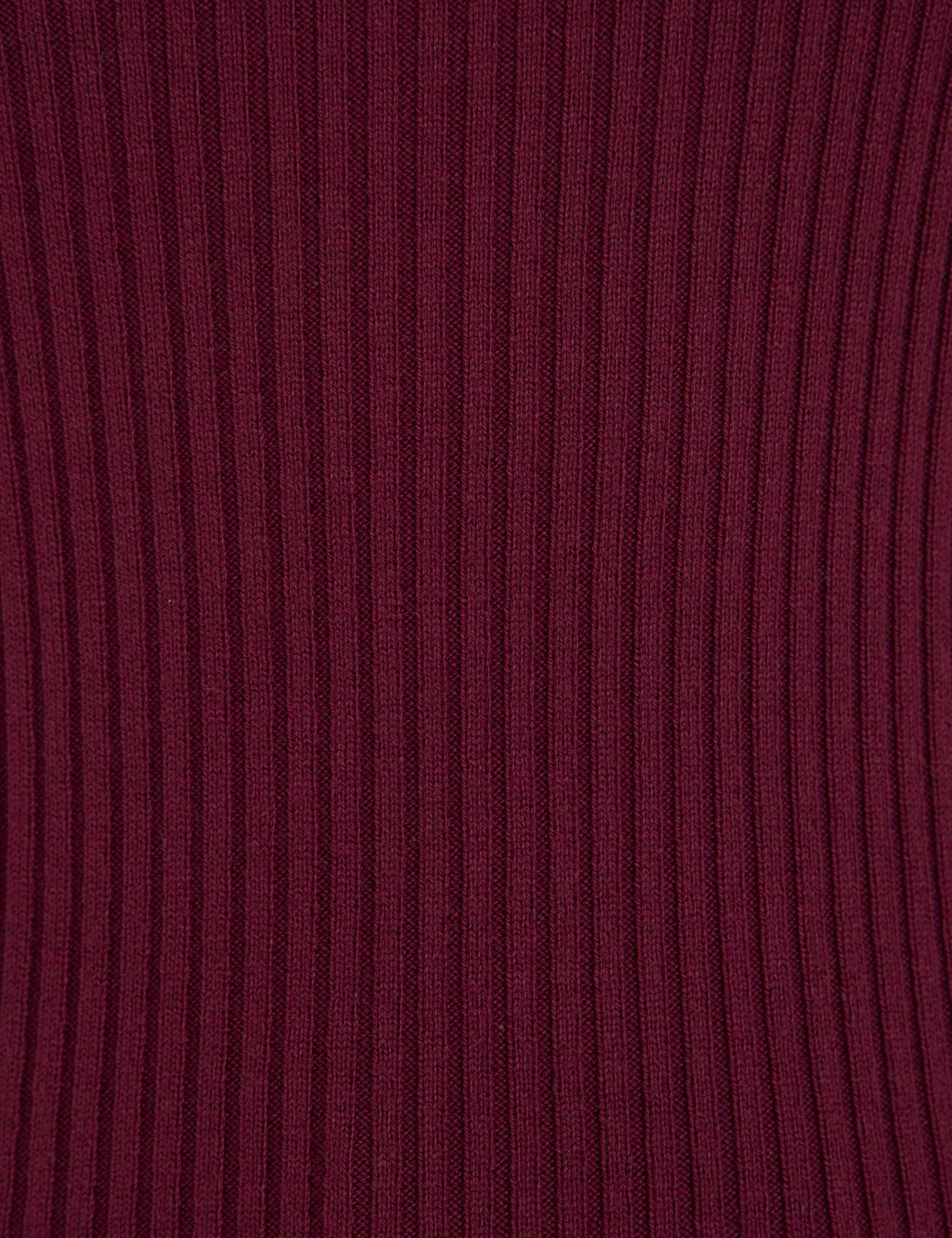 Bordo Slim Fit Kazak - Image 6