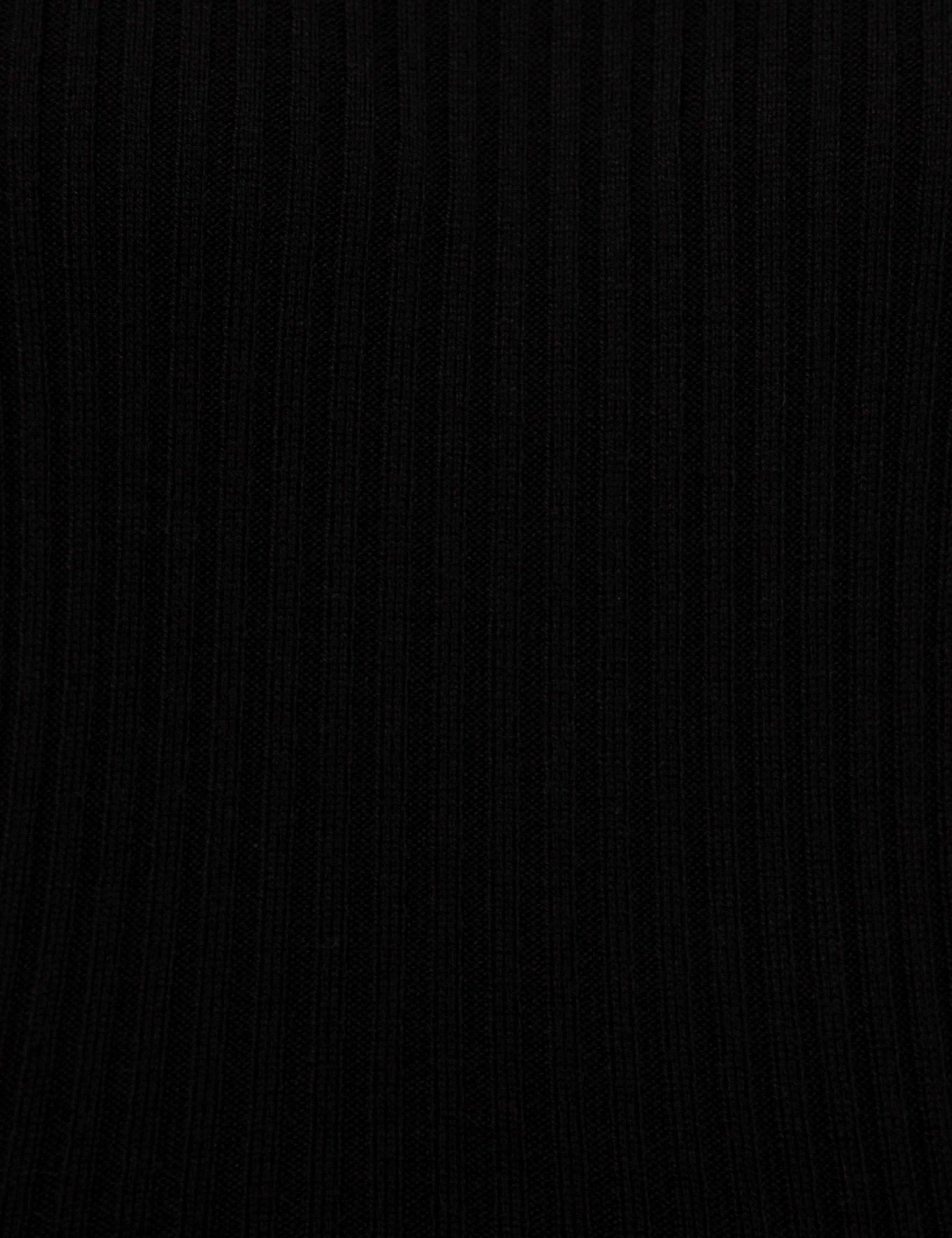 Siyah Slim Fit Kazak