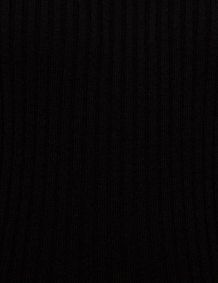 Siyah Slim Fit Kazak - 50210396013