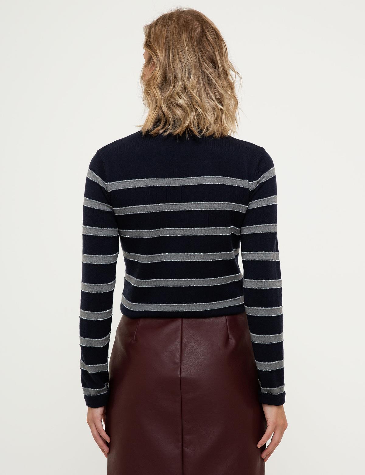 Lacivert Slim Fit Kazak - 50210426018