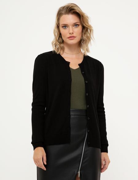 Siyah Triko Hırka - 50210427001