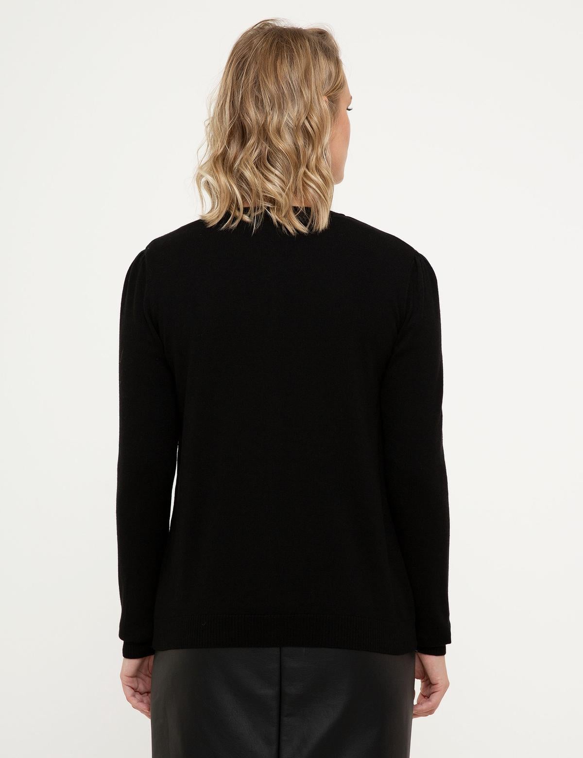 Siyah Triko Hırka - 50210427001