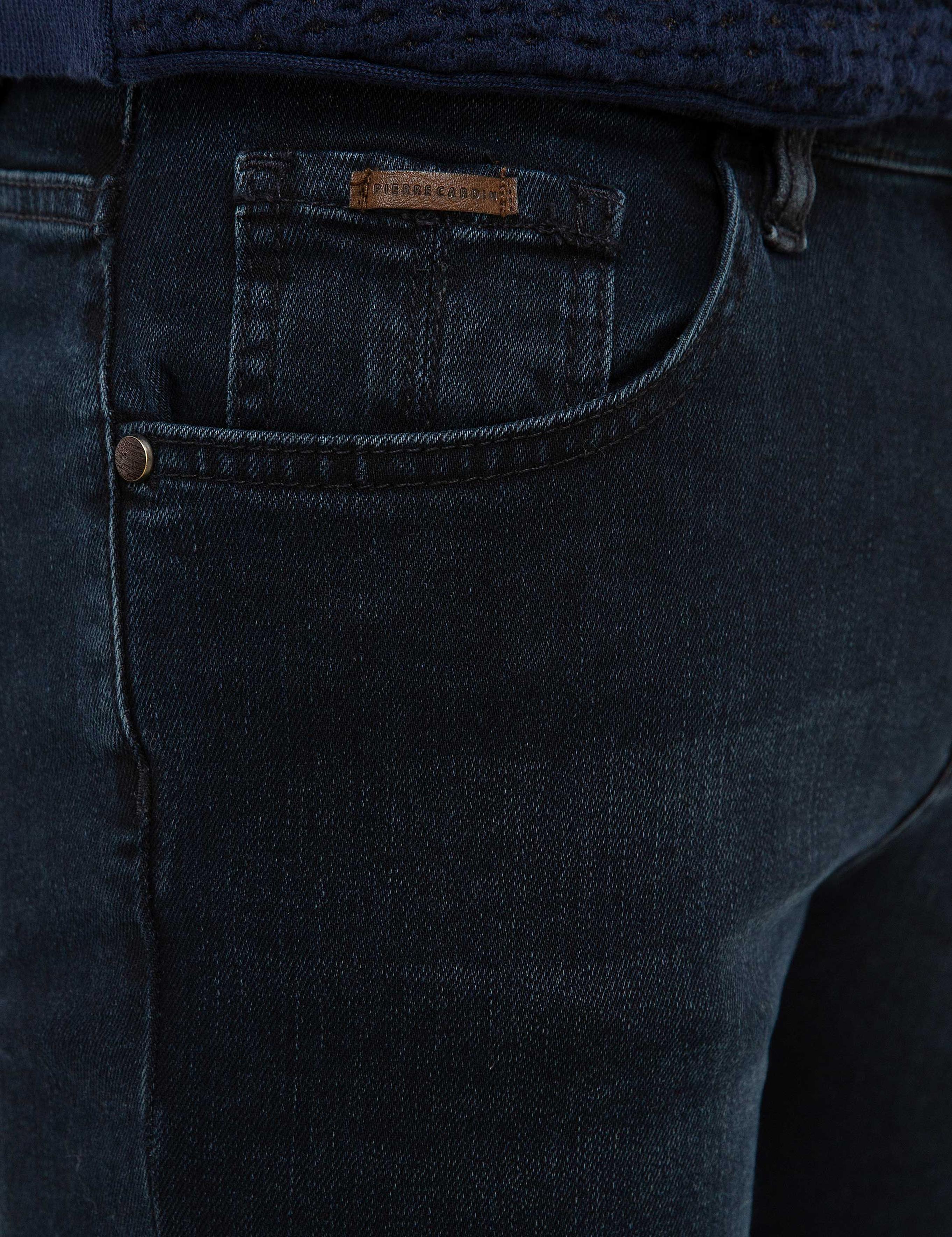 Lacivert Slim Fit Denim Pantolon
