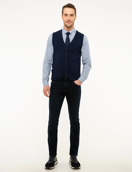 Lacivert Slim Fit Denim Pantolon - 50210474035