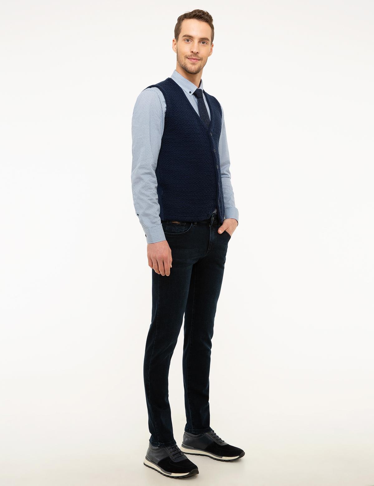 Lacivert Slim Fit Denim Pantolon - 50210474035