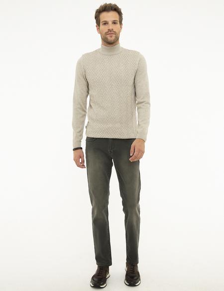 Haki Slim Fit Denim Pantolon - 50211216036