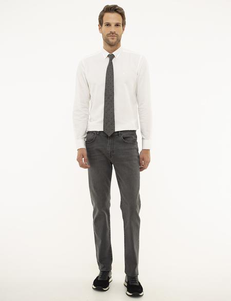 Gri Slim Fit Jean Pantolon - 50211314033