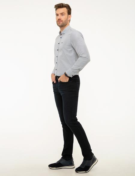 Koyu Lacivert Slim Fit Jean Pantolon - 50211320033