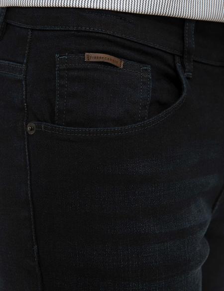 Koyu Lacivert Slim Fit Jean Pantolon - 50211320033
