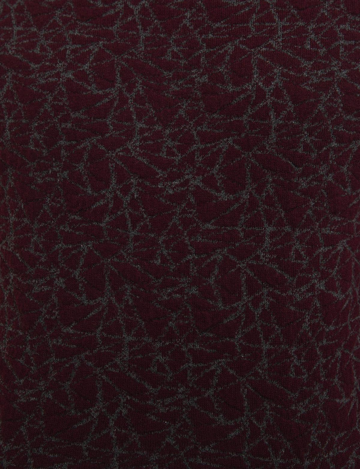 Bordo Slim Fit Triko Kazak - 50211357004